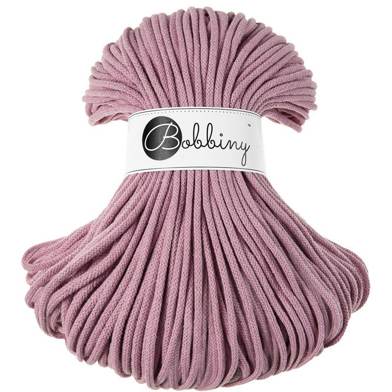 Dusty Pink - 3mm, 5mm & 9mm, Bobbiny Braided Cord
