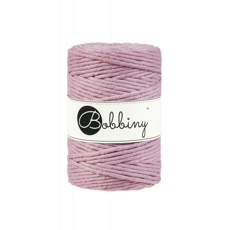Dusty Pink - 1.5mm, 3mm & 5mm, Bobbiny Macrame Cord