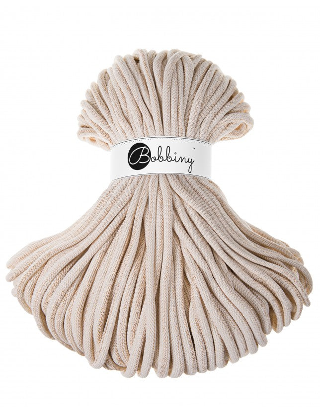 Golden Natural - 3mm, 5mm & 9mm, Bobbiny Braided Cord