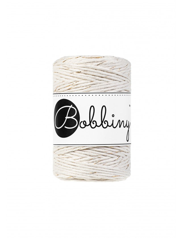 Golden Natural - 1.5mm, 3mm & 5mm, Bobbiny Macrame Cord