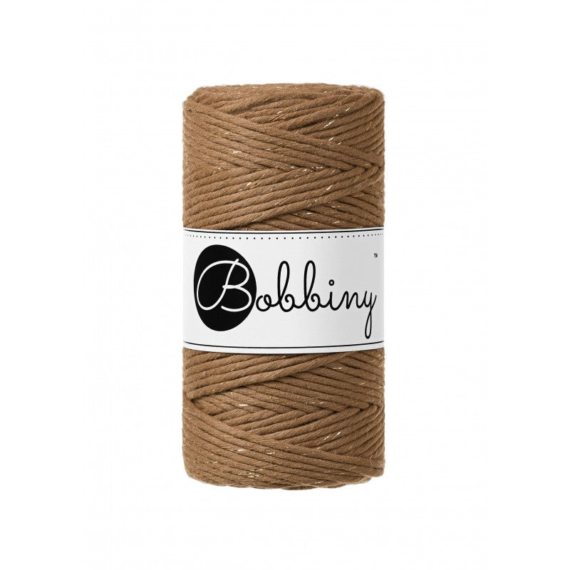 Golden Caramel - 1.5mm, 3mm & 5mm, Bobbiny Macrame Cord