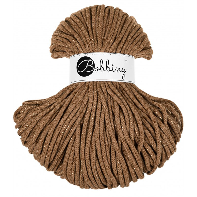 Golden Caramel - 3mm, 5mm & 9mm, Bobbiny Braided Cord