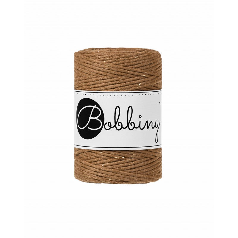 Golden Caramel - 1.5mm, 3mm & 5mm, Bobbiny Macrame Cord