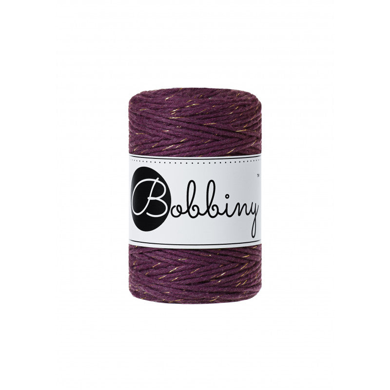 Golden Blackberry - 1.5mm, 3mm & 5mm, Bobbiny Macrame Cord