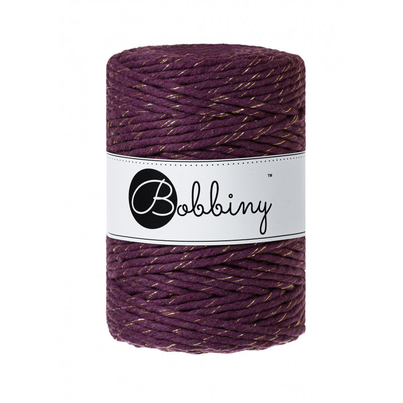 Golden Blackberry - 1.5mm, 3mm & 5mm, Bobbiny Macrame Cord