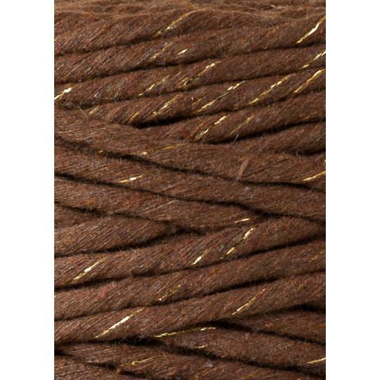 Golden Mocha Limited Edition 5mm, 100m Bobbiny Macramé Cord - The Thread Shop
