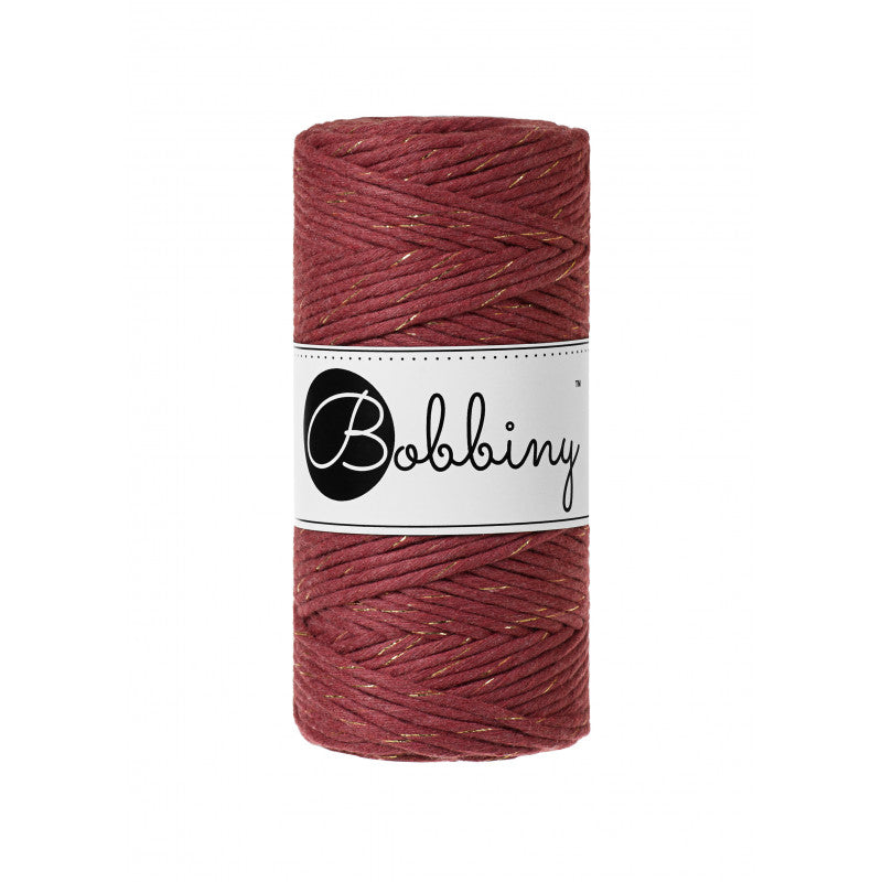 Golden Wild Rose - 1.5mm, 3mm & 5mm, Bobbiny Macrame Cord