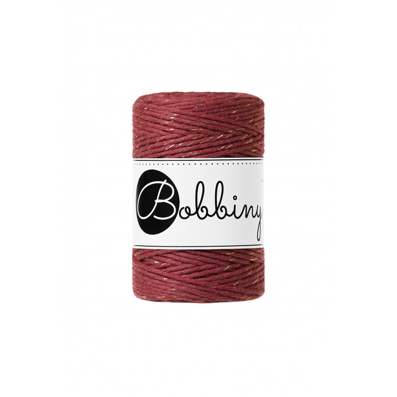 Golden Wild Rose - 1.5mm, 3mm & 5mm, Bobbiny Macrame Cord