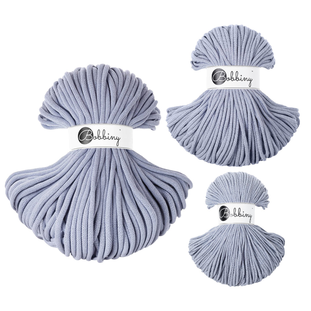 Iris - 3mm, 5mm & 9mm, Bobbiny Braided Cord