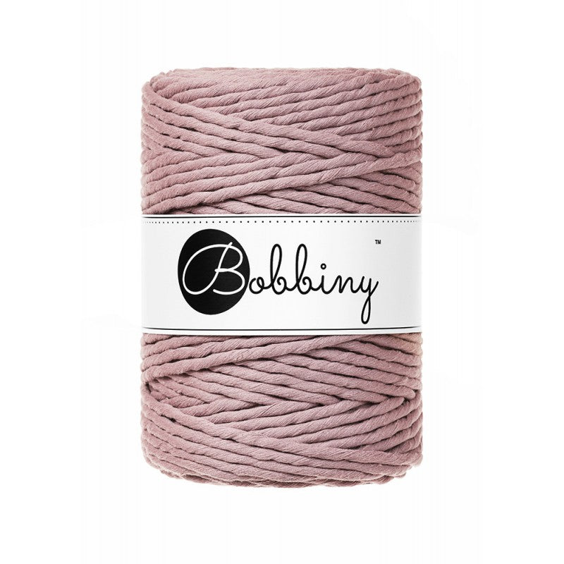 Mauve - 1.5mm, 3mm & 5mm, Bobbiny Macrame Cord