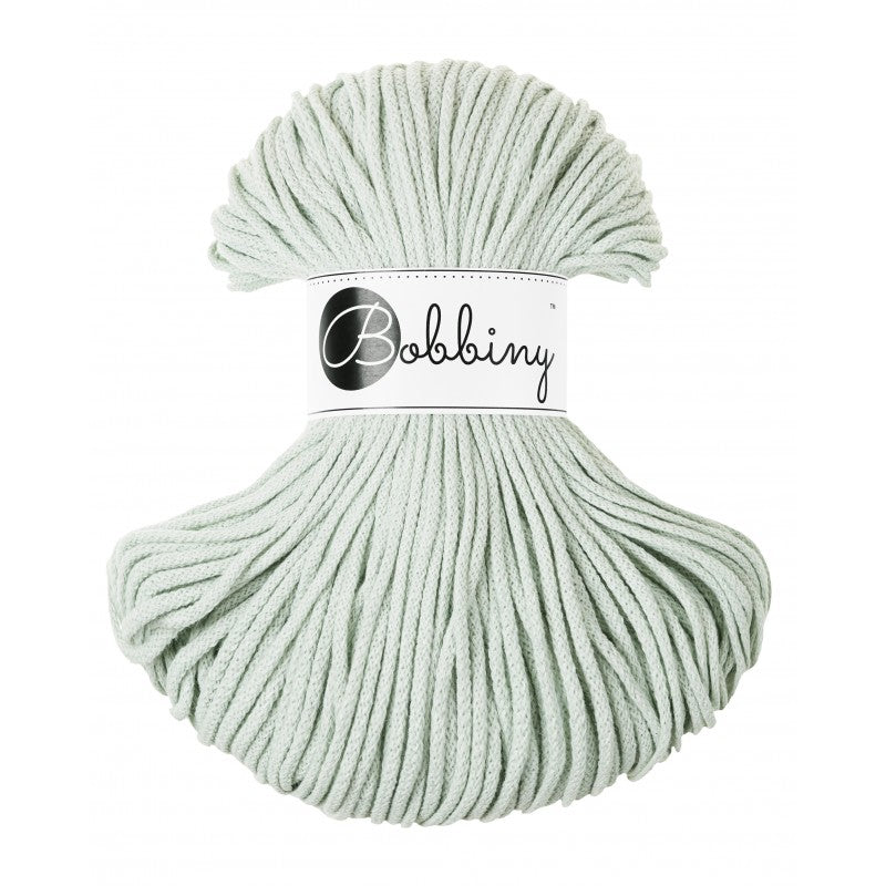 Milky Green - 3mm, 5mm & 9mm, Bobbiny Braided Cord