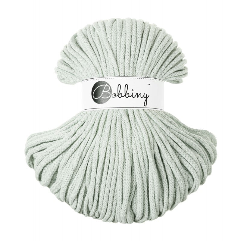 Milky Green - 3mm, 5mm & 9mm, Bobbiny Braided Cord