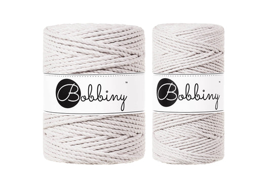 Moonlight 3mm & 5mm 3PLY, Bobbiny Macramé Cord