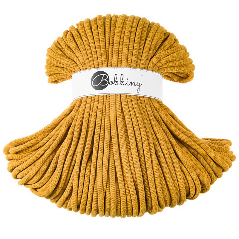 Mustard - 3mm, 5mm & 9mm, Bobbiny Braided Cord