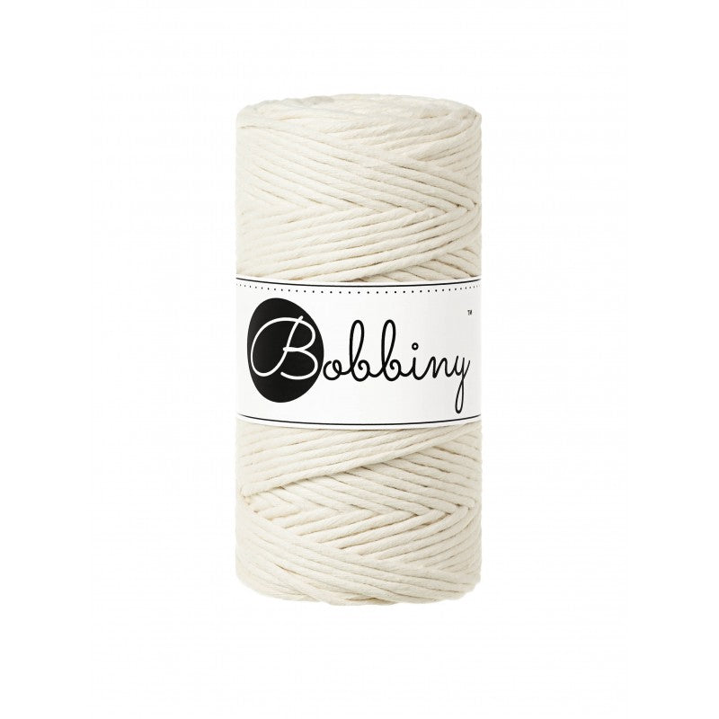 Natural - 1.5mm, 3mm & 5mm, Bobbiny Macrame Cord