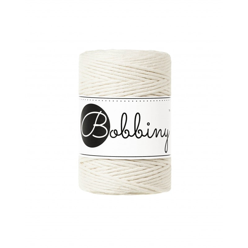 Natural - 1.5mm, 3mm & 5mm, Bobbiny Macrame Cord