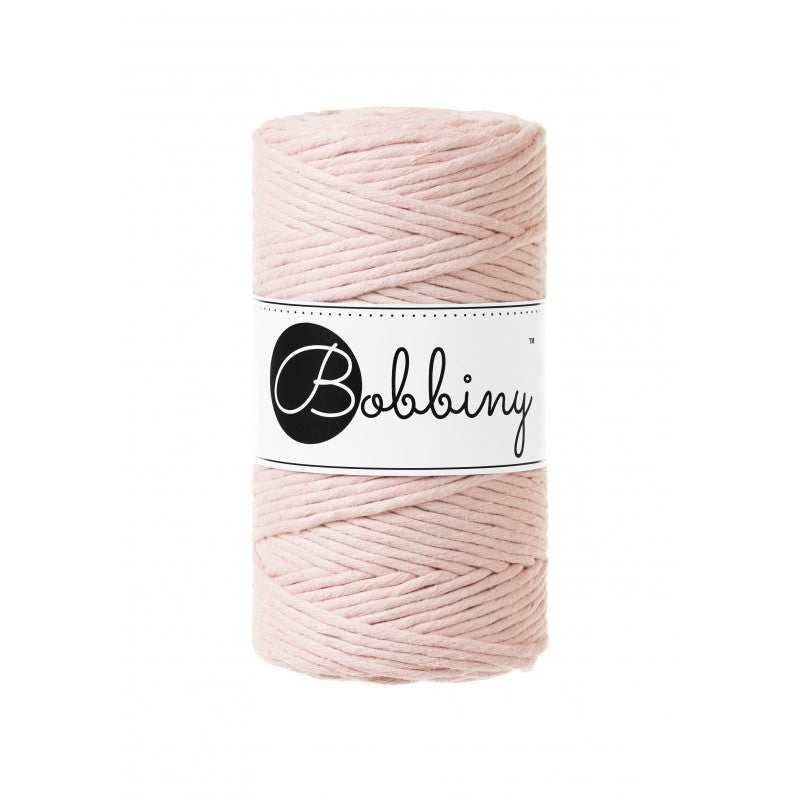 Pastel Pink - 1.5mm, 3mm & 5mm, Bobbiny Macrame Cord