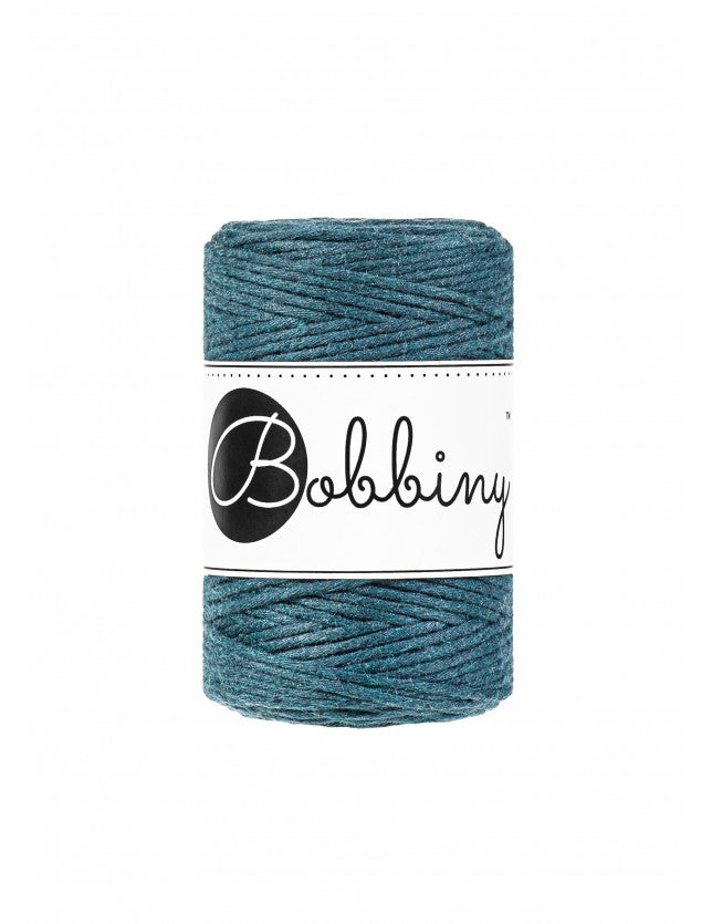 Peacock Blue - 1.5mm, 3mm & 5mm, Bobbiny Macrame Cord