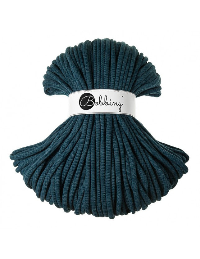 Peacock Blue - 3mm, 5mm & 9mm, Bobbiny Braided Cord