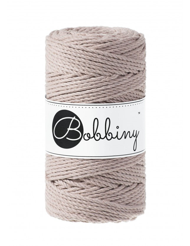 Pearl 3mm & 5mm 3PLY, Bobbiny Macramé Cord