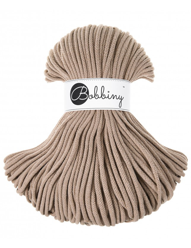 Sand - 3mm, 5mm & 9mm, Bobbiny Braided Cord