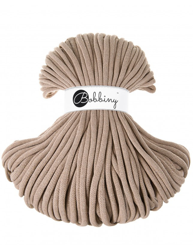 Sand - 3mm, 5mm & 9mm, Bobbiny Braided Cord