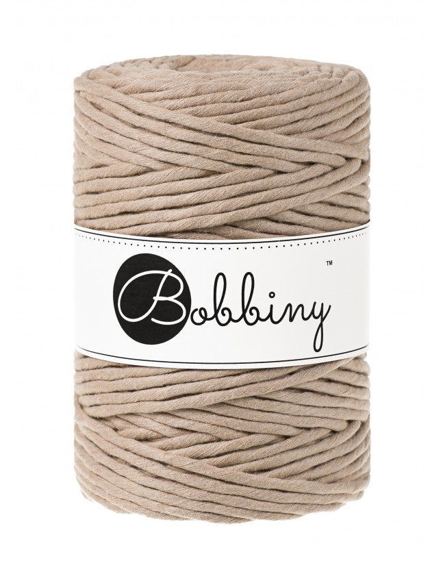 Sand - 1.5mm, 3mm & 5mm, Bobbiny Macrame Cord