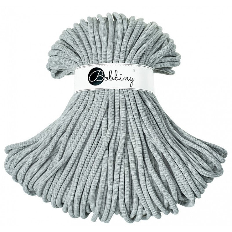 Silver - 3mm, 5mm & 9mm, Bobbiny Braided Cord