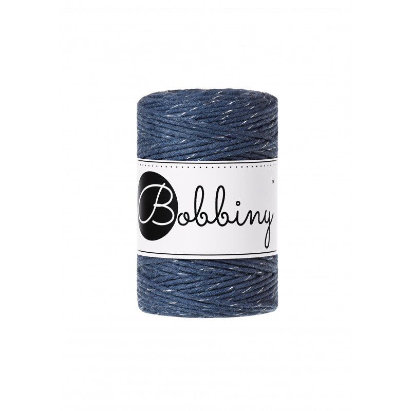 Silvery Jeans - 1.5mm, 3mm & 5mm, Bobbiny Macrame Cord