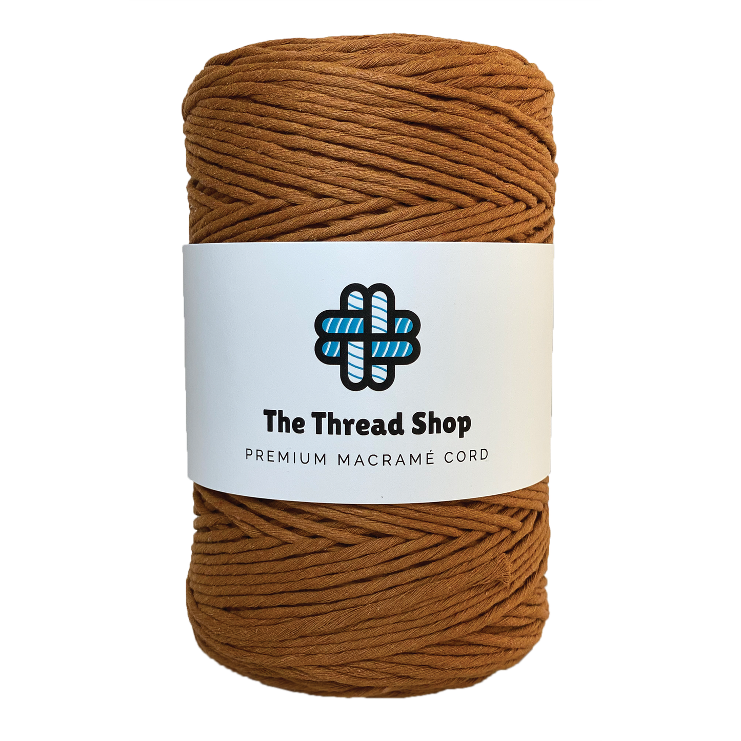 Caramel, Fudge, Spice - 4mm, Thread Shop Macramé Cord