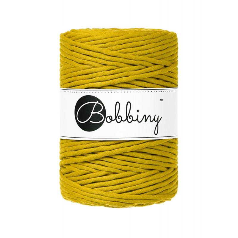 Spicy Yellow - 1.5mm, 3mm & 5mm, Bobbiny Macrame Cord