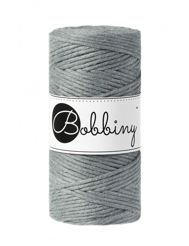 Steel - 1.5mm, 3mm & 5mm, Bobbiny Macrame Cord