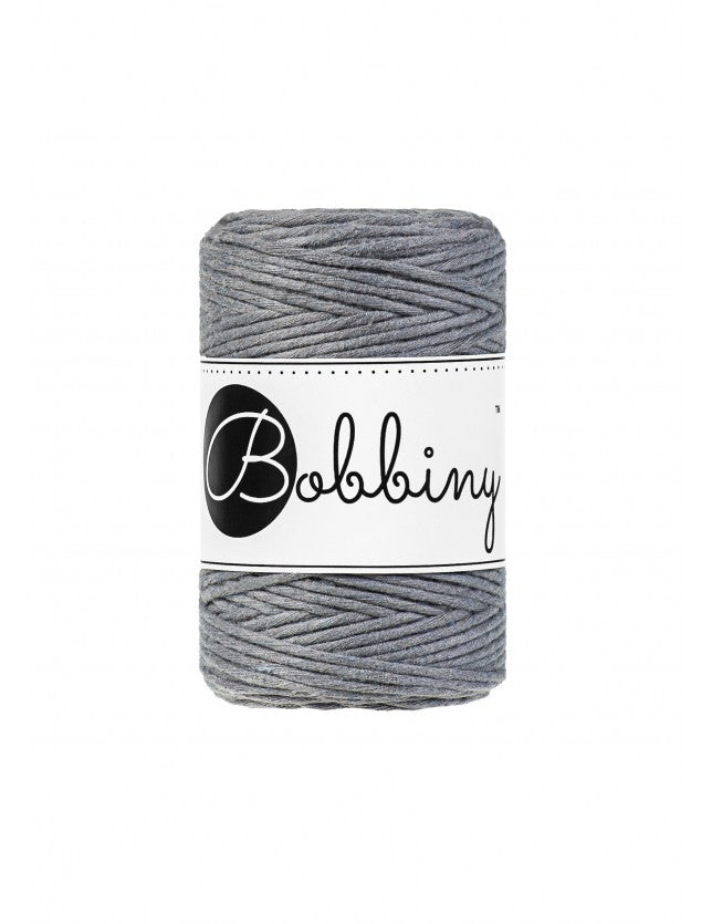 Steel - 1.5mm, 3mm & 5mm, Bobbiny Macrame Cord