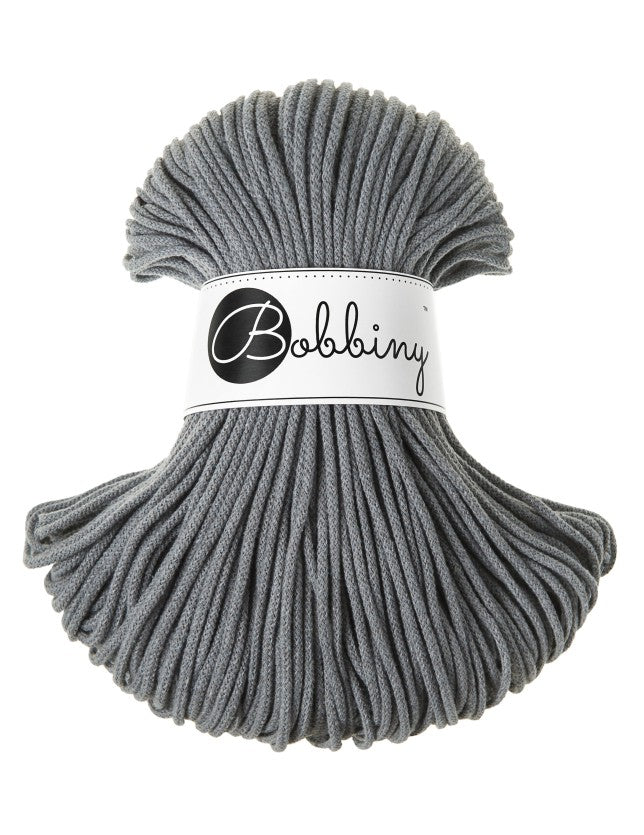 Steel - 3mm, 5mm & 9mm, Bobbiny Braided Cord