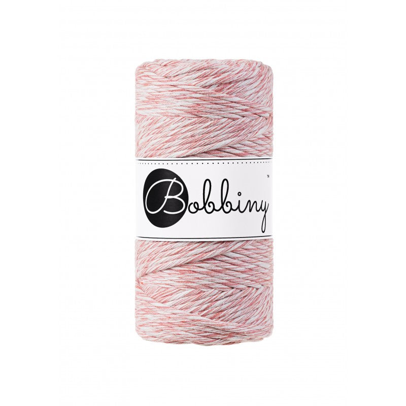 Strawberry - 1.5mm, 3mm & 5mm, Bobbiny Macrame Cord