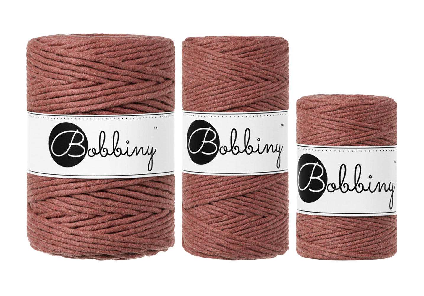 Sunset - 1.5mm, 3mm & 5mm, Bobbiny Macrame Cord