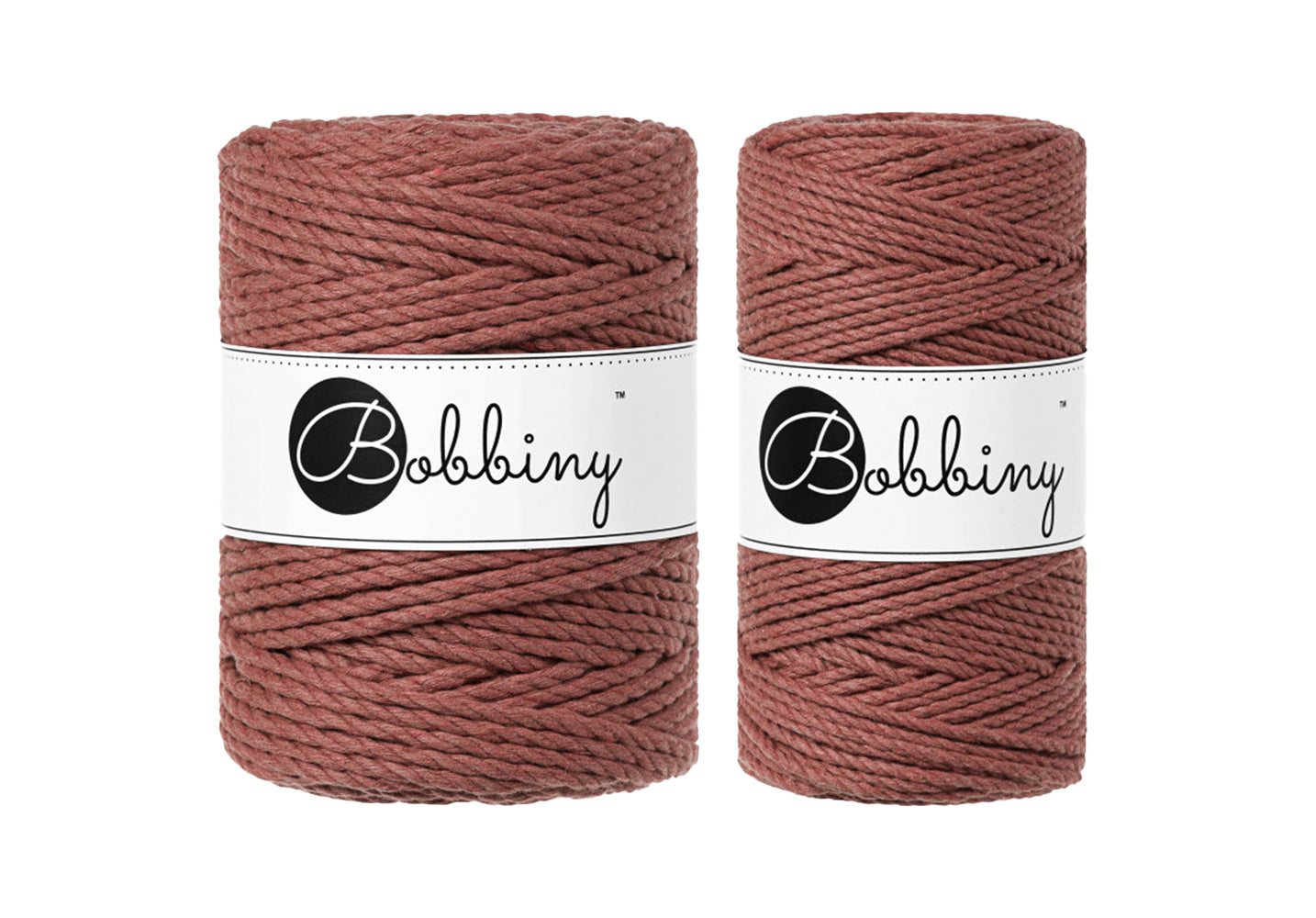 Sunset 3mm & 5mm 3PLY, Bobbiny Macramé Cord