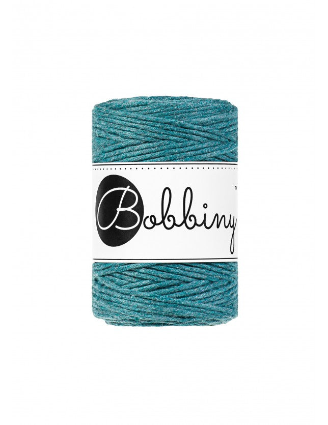 Teal - 1.5mm, 3mm & 5mm, Bobbiny Macrame Cord