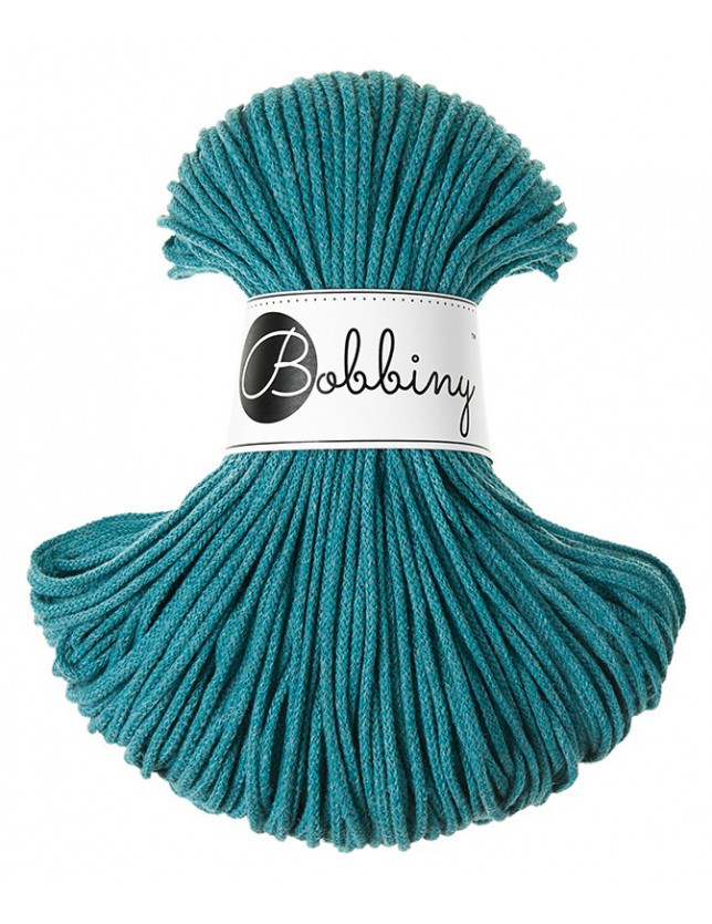 Teal - 3mm, 5mm & 9mm, Bobbiny Braided Cord