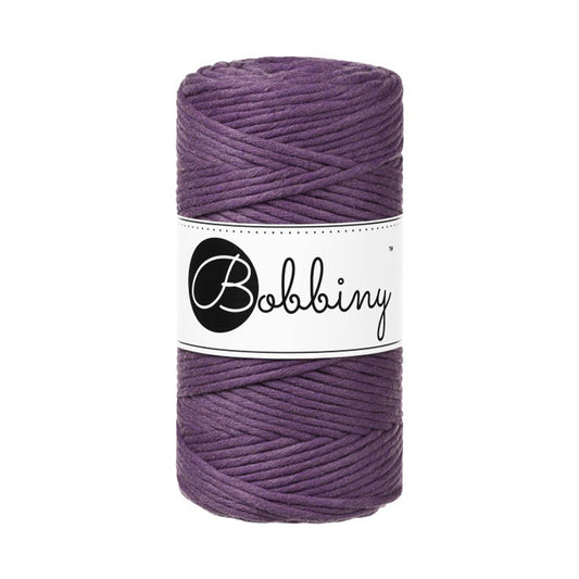 Violet - 3mm Bobbiny Macrame Cord