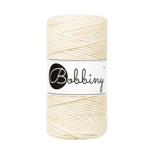 Butter Yellow - 3mm Bobbiny Macrame Cord