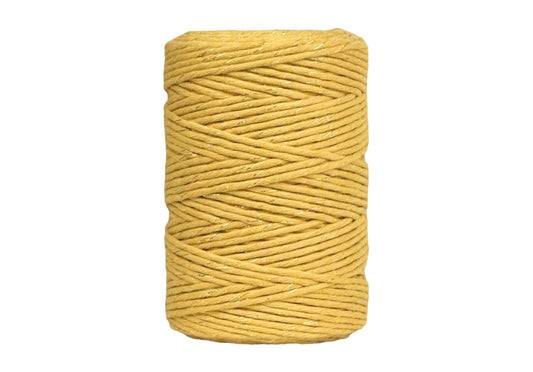 Golden Mustard, Golden Burnt Orange, Golden Poinsettia - 3mm & 5mm, Thread Shop Macramé Cord