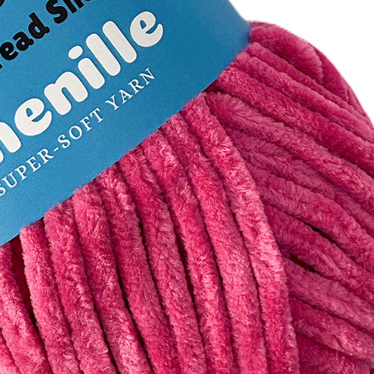 Magenta - Super-Soft Chenille Yarn