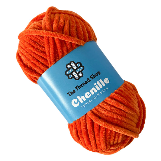 Pumpkin - Super-Soft Chenille Yarn