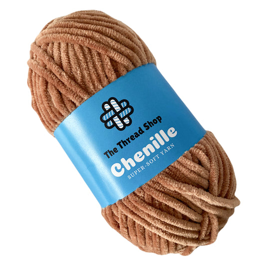 Caramel - Super-Soft Chenille Yarn