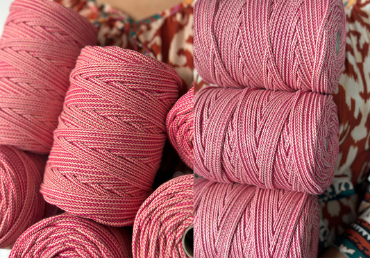 Barbie Pink -  5mm, Thread Shop Braided Cord