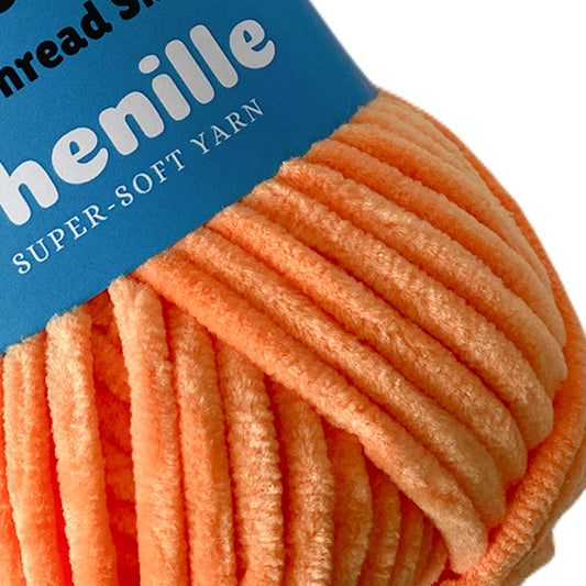 Tangerine - Super-Soft Chenille Yarn
