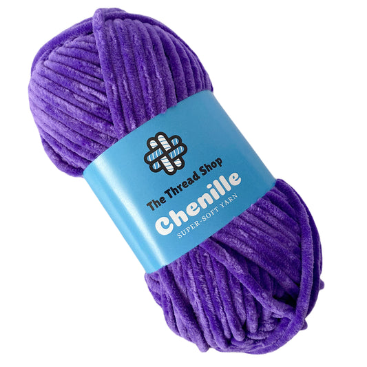 Violet - Super-Soft Chenille Yarn