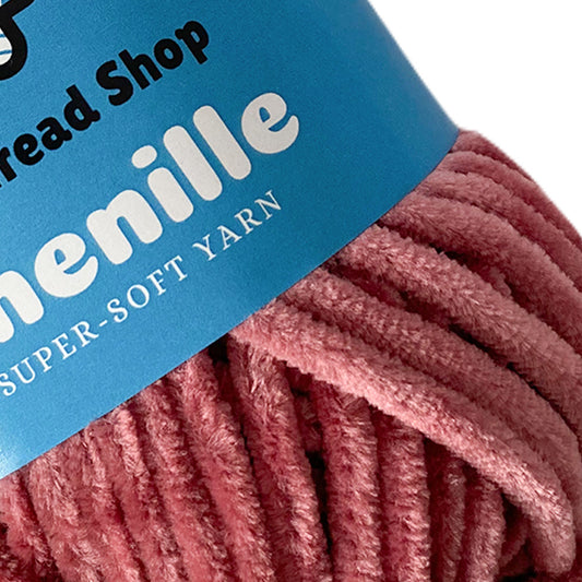 Mauve - Super-Soft Chenille Yarn