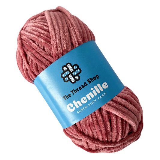 Mauve - Super-Soft Chenille Yarn